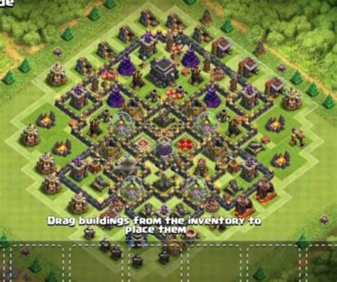 12+ Nuove disposizioni TH9 Farming per Clash of Clans.